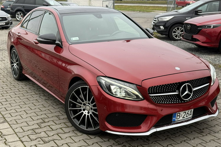 Mercedes C 300 C300 245 KM pakiet amg Panorama stan BDB Gwarancja zdjęcie 14