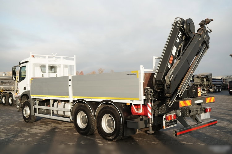 Mercedes / AROCS 2640 / 6x4 / SKRZYNIOWY - 6, 5 M / HDS HIAB 144 / wysów: 12, 5 M / EURO 6 / STEROWANIE RADIOWE / ROTATOR / zdjęcie 9