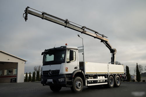 Mercedes / AROCS 2640 / 6x4 / SKRZYNIOWY - 6, 5 M / HDS HIAB 144 / wysów: 12, 5 M / EURO 6 / STEROWANIE RADIOWE / ROTATOR /