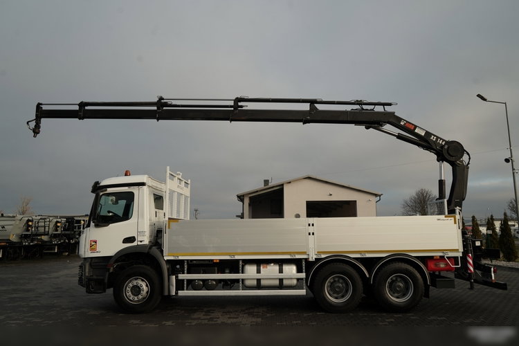 Mercedes / AROCS 2640 / 6x4 / SKRZYNIOWY - 6, 5 M / HDS HIAB 144 / wysów: 12, 5 M / EURO 6 / STEROWANIE RADIOWE / ROTATOR / zdjęcie 2