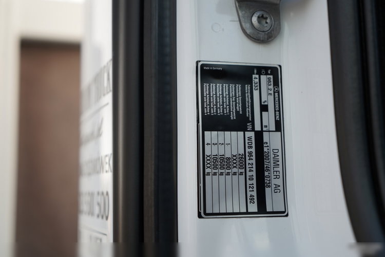 Mercedes / AROCS 2640 / 6x4 / SKRZYNIOWY - 6, 5 M / HDS HIAB 144 / wysów: 12, 5 M / EURO 6 / STEROWANIE RADIOWE / ROTATOR / zdjęcie 44