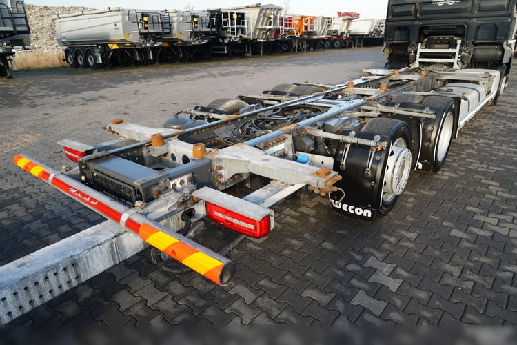 DAF XF 480 / BDF / 6X2 / ZESTAW TANDEM / SSC / KLIMA POSTOJOWA / OŚ PODNOSZONA / WECON zdjęcie 14