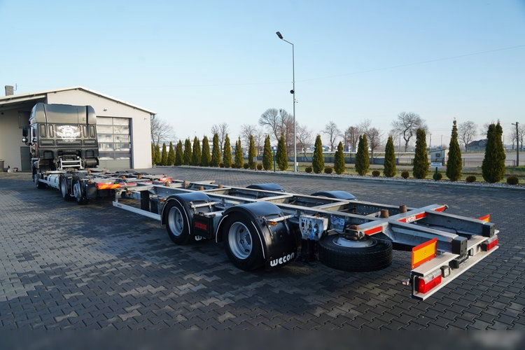 DAF XF 480 / BDF / 6X2 / ZESTAW TANDEM / SSC / KLIMA POSTOJOWA / OŚ PODNOSZONA / WECON zdjęcie 2