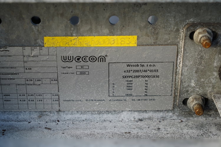 DAF XF 480 / BDF / 6X2 / ZESTAW TANDEM / SSC / KLIMA POSTOJOWA / OŚ PODNOSZONA / WECON zdjęcie 41