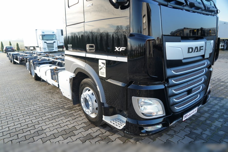 DAF XF 480 / BDF / 6X2 / ZESTAW TANDEM / SSC / KLIMA POSTOJOWA / OŚ PODNOSZONA / WECON zdjęcie 5