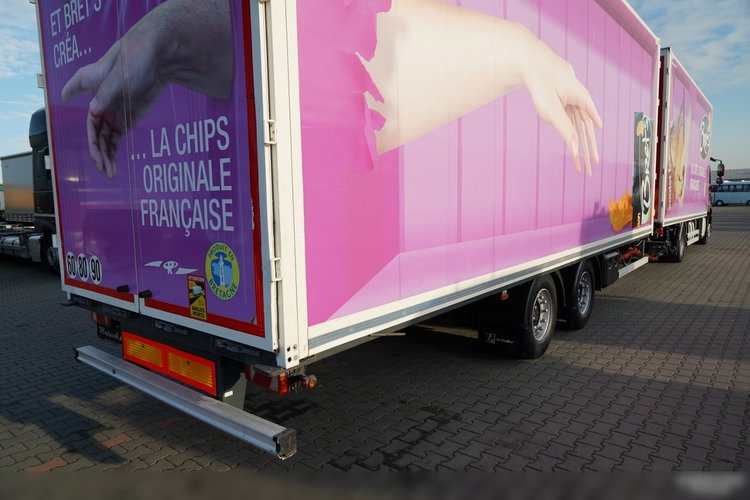 DAF CF 450 / ZESTAW TANDEM / KONTENER /  120 M3 / PRZEJAZDOWY / LECITRAILER  / SAF / MOCNA PODŁOGA zdjęcie 15