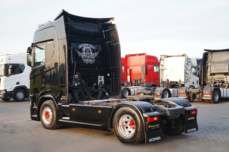 Scania S 500 / RETARDER / KLIMA POSTOJOWA / CAŁA NA PODUSZKACH / ALUFELGI / SKÓRY / zdjęcie 9