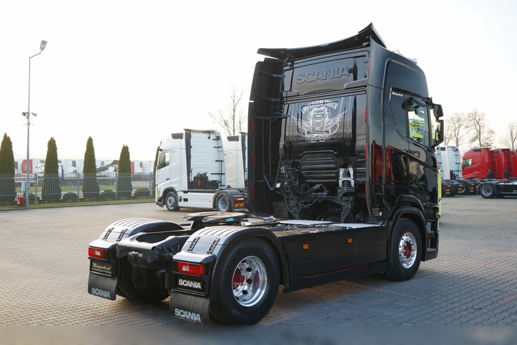 Scania S 500 / RETARDER / KLIMA POSTOJOWA / CAŁA NA PODUSZKACH / ALUFELGI / SKÓRY / zdjęcie 10