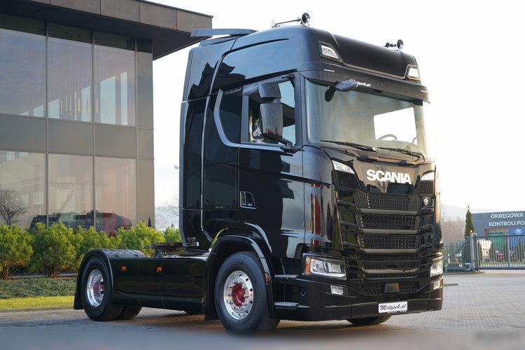 Scania S 500 / RETARDER / KLIMA POSTOJOWA / CAŁA NA PODUSZKACH / ALUFELGI / SKÓRY / zdjęcie 1