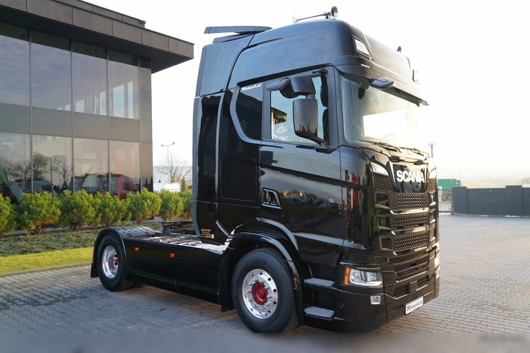 Scania S 500 / RETARDER / KLIMA POSTOJOWA / CAŁA NA PODUSZKACH / ALUFELGI / SKÓRY / zdjęcie 3