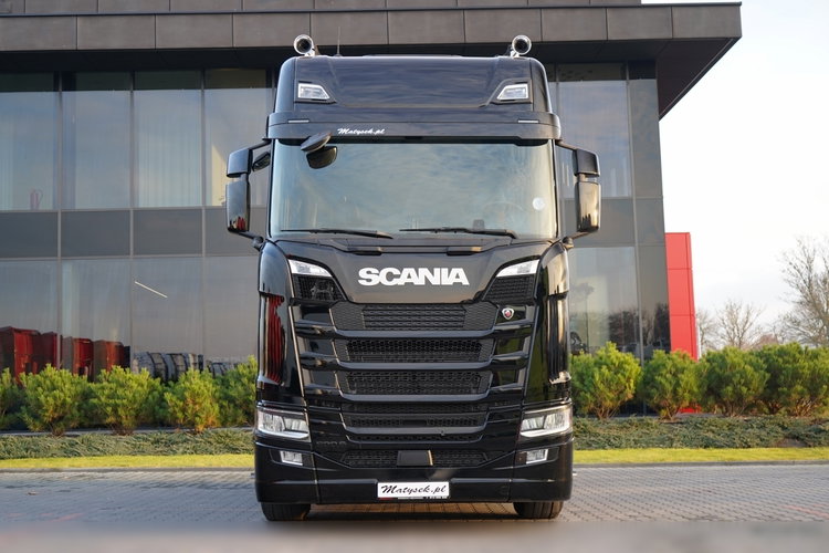 Scania S 500 / RETARDER / KLIMA POSTOJOWA / CAŁA NA PODUSZKACH / ALUFELGI / SKÓRY / zdjęcie 4