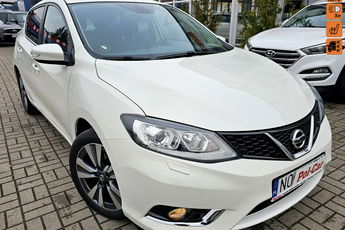 Nissan Pulsar Biała perła, radar , xenon, grzane fotele, ostrzeganie przed wypadkiem