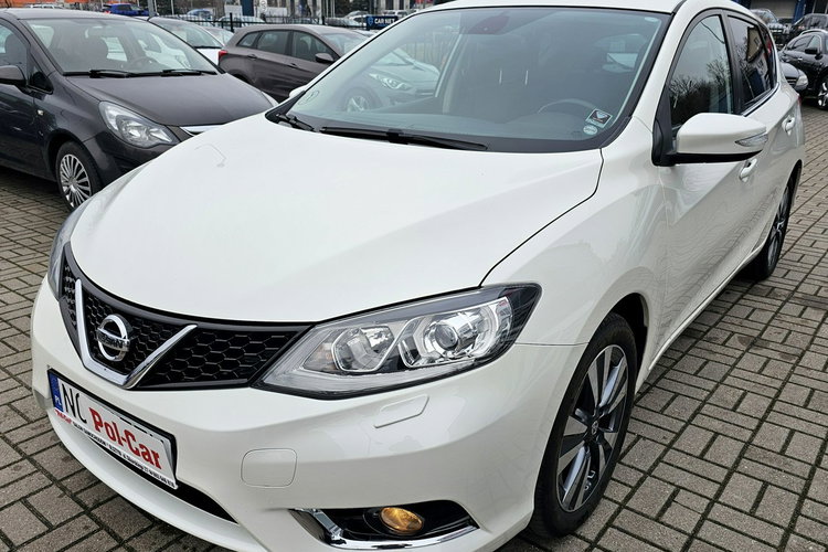 Nissan Pulsar Biała perła, radar , xenon, grzane fotele, ostrzeganie przed wypadkiem zdjęcie 3