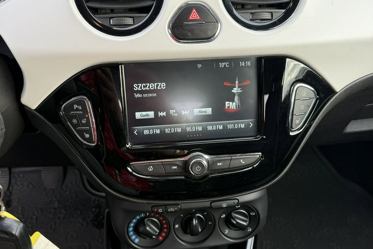 Opel Adam 1.4 87 km Podgrzewana Kierownica, Fotele Kolorowy Wyświetlacz Super zdjęcie 12