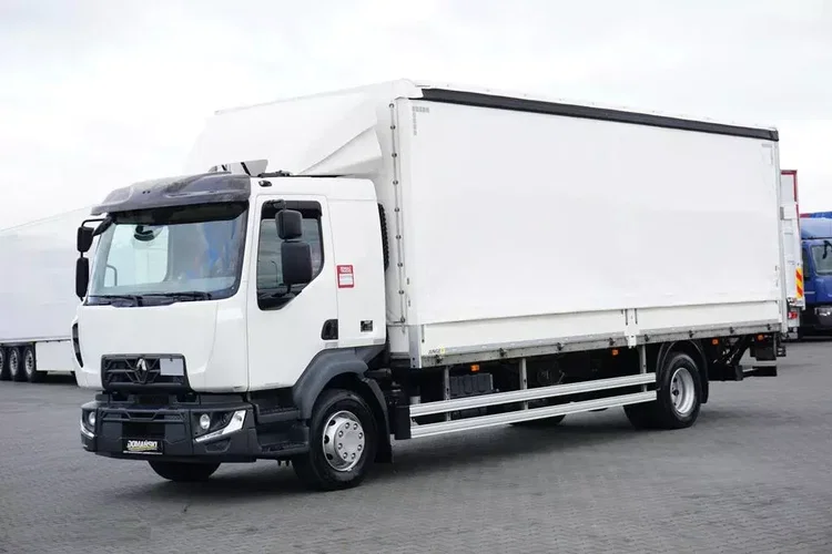 Renault D 16 / 280 / ACC / E 6 / BURTOFIRANKA + WINDA / ŁAD. 8 925 KG / 18 PALET zdjęcie 2