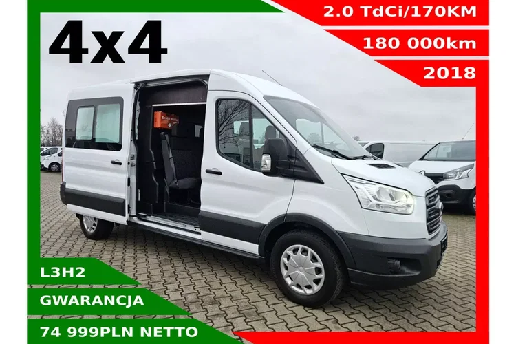 Ford transit L3H2 74999zł NETTO Brygadówka 6 osób 2.0TdCi/170KM zdjęcie 1