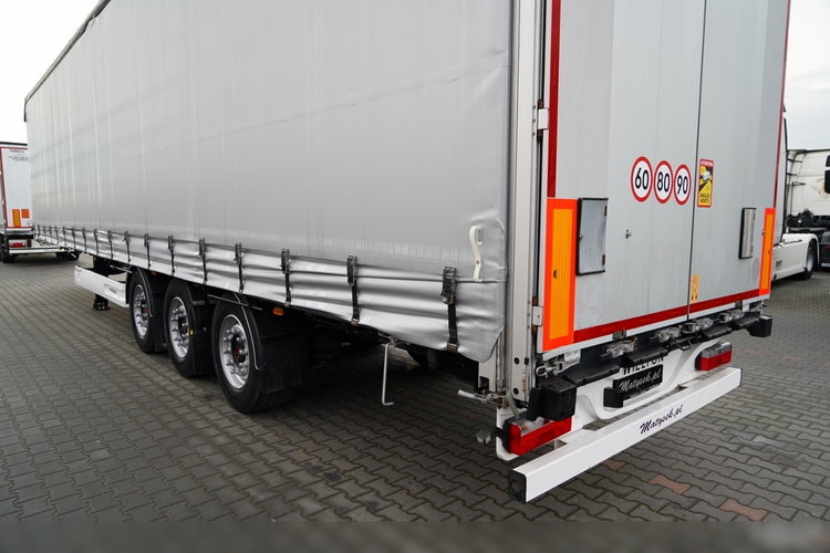 Wielton FIRANKA STANDARD / PODNOSZONY DACH / SYSTEM BDE - ROZSUWANE SŁUPKI / OŚ PODNOSZONA / MAŁO UŻYWANA  zdjęcie 11