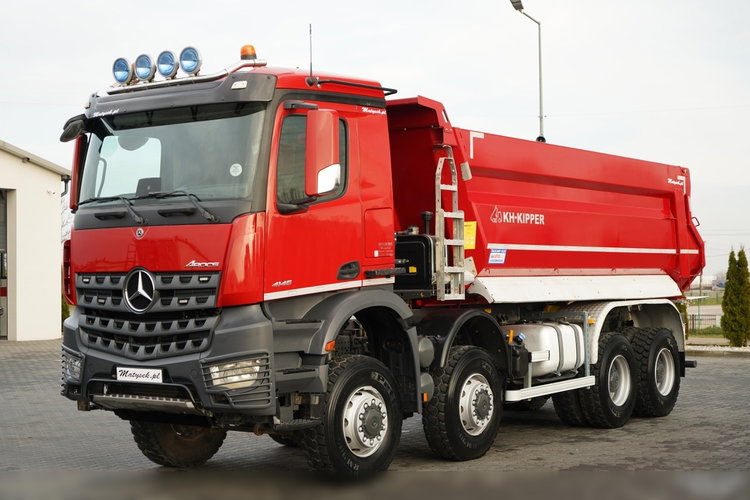 Mercedes -BENZ AROCS 4145 / 8x8 / WYWROTKA TYLNOZSYPOWA / KH KIPPER  / MANUAL /  EURO 6 zdjęcie 9