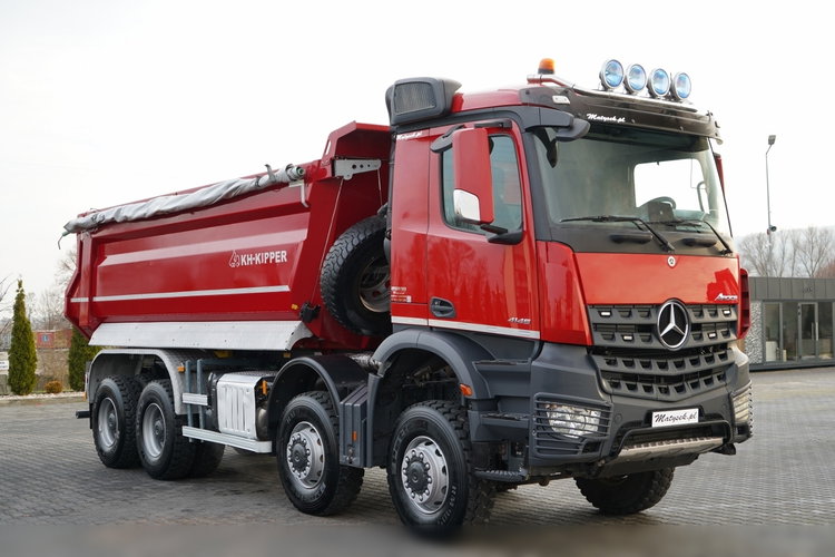 Mercedes -BENZ AROCS 4145 / 8x8 / WYWROTKA TYLNOZSYPOWA / KH KIPPER  / MANUAL /  EURO 6 zdjęcie 14