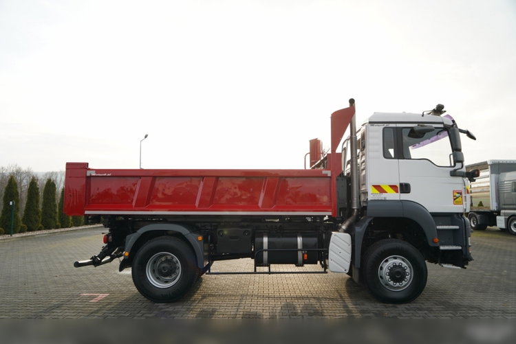MAN TGA 18.360 / 4X4 / WYWROTKA 2 STRONNA / HYDROKLAPA / HYDROBURTA / CZOŁOWNICA / SPECJALNY / UAL  zdjęcie 15