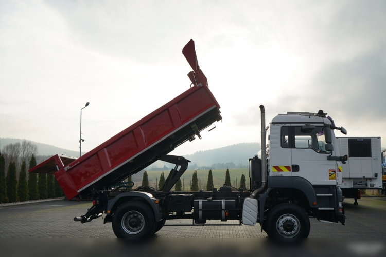MAN TGA 18.360 / 4X4 / WYWROTKA 2 STRONNA / HYDROKLAPA / HYDROBURTA / CZOŁOWNICA / SPECJALNY / UAL  zdjęcie 5