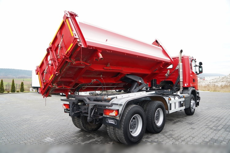 Scania G 370 / 6x4 / WYWROTKA DWU-STRONNA / HYDROBURTA / BOARDMATIC / AUTOMAT / EURO 6 zdjęcie 11