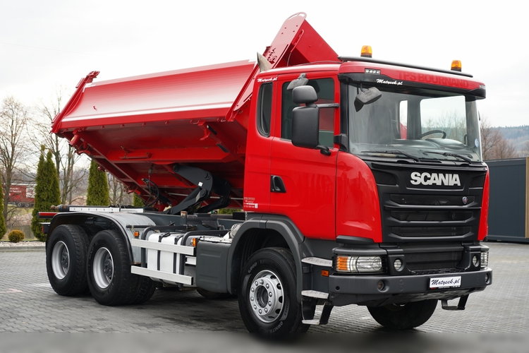 Scania G 370 / 6x4 / WYWROTKA DWU-STRONNA / HYDROBURTA / BOARDMATIC / AUTOMAT / EURO 6 zdjęcie 12