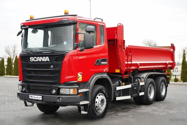 Scania G 370 / 6x4 / WYWROTKA DWU-STRONNA / HYDROBURTA / BOARDMATIC / AUTOMAT / EURO 6 zdjęcie 13