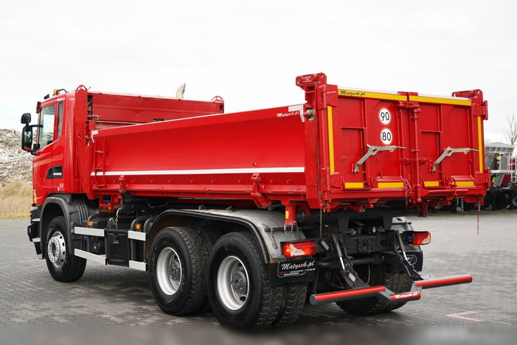 Scania G 370 / 6x4 / WYWROTKA DWU-STRONNA / HYDROBURTA / BOARDMATIC / AUTOMAT / EURO 6 zdjęcie 15