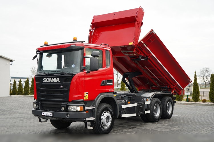 Scania G 370 / 6x4 / WYWROTKA DWU-STRONNA / HYDROBURTA / BOARDMATIC / AUTOMAT / EURO 6 zdjęcie 2
