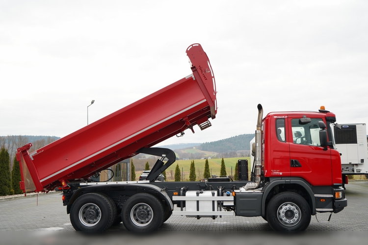 Scania G 370 / 6x4 / WYWROTKA DWU-STRONNA / HYDROBURTA / BOARDMATIC / AUTOMAT / EURO 6 zdjęcie 6