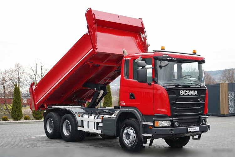 Scania G 370 / 6x4 / WYWROTKA DWU-STRONNA / HYDROBURTA / BOARDMATIC / AUTOMAT / EURO 6 zdjęcie 8