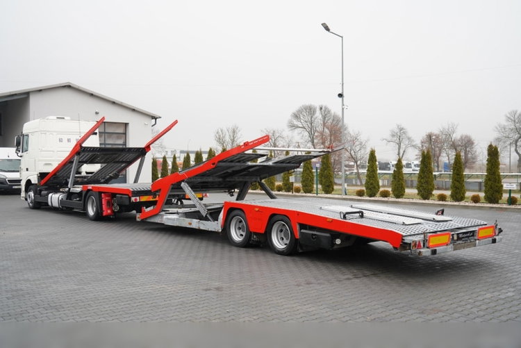 DAF XF 480 / LORA / LOHR / 16, 5 M / 4 DOSTAWCZAKI / 6 OSOBÓWEK / KLIMA POSTOJOWA / EURO 6 zdjęcie 4