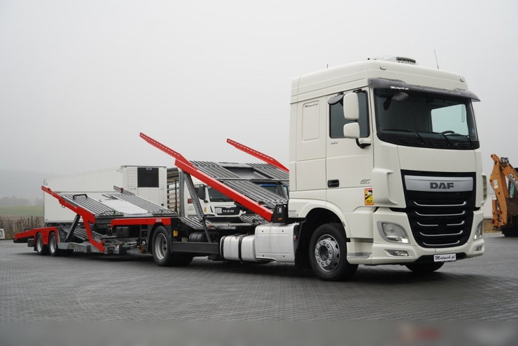 DAF XF 480 / LORA / LOHR / 16, 5 M / 4 DOSTAWCZAKI / 6 OSOBÓWEK / KLIMA POSTOJOWA / EURO 6 zdjęcie 8