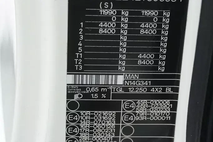 MAN TGL / 12.250 / SKRZYNIOWY + HDS / FASSI F 65 / PILOT zdjęcie 11