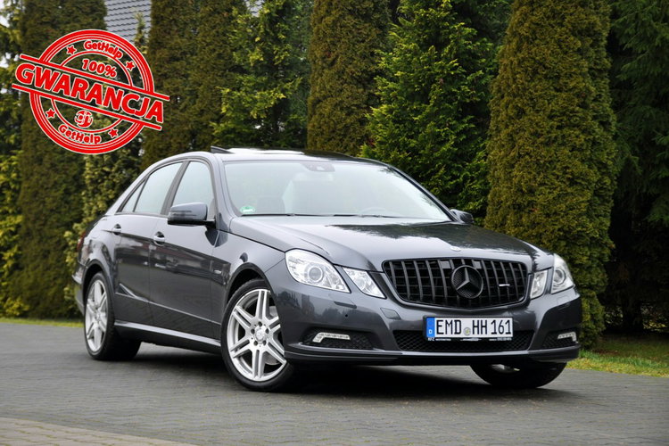 Mercedes E 350 3.0CDI(231KM) AMG Xenon Led Navi Parkt Skóry Szyber El.Fotel Alu18"ASO zdjęcie 1