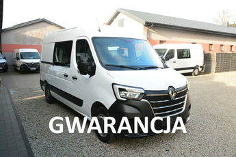Renault Master średniak 7 osobowy brygadówka 20tys.km 2024r. pełna opcja