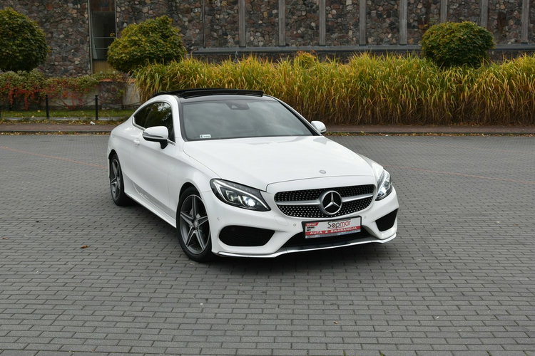 Mercedes C 200 C200 Coupe 2023r. Polski SALON AMG line Ambiente Panorama Skóra 18 zdjęcie 19
