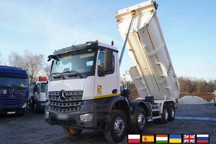 Mercedes Arocs 3243 E6 8x4 / Wywrotka / 120 tys. km / Retarder / Hydroburta zdjęcie 1