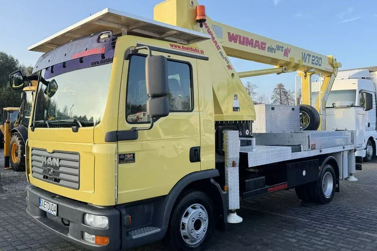 MAN TGL 8.210 Zwyżka WUMAG WT 230 23m w bok 18m podnośnik zdjęcie 4