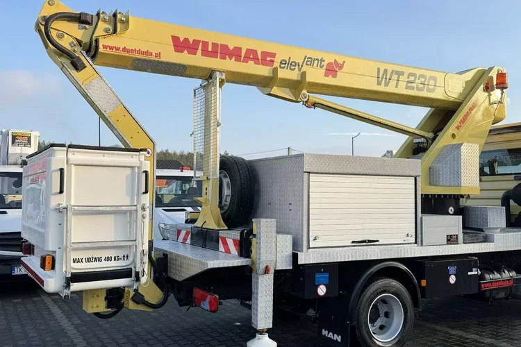 MAN TGL 8.210 Zwyżka WUMAG WT 230 23m w bok 18m podnośnik zdjęcie 7