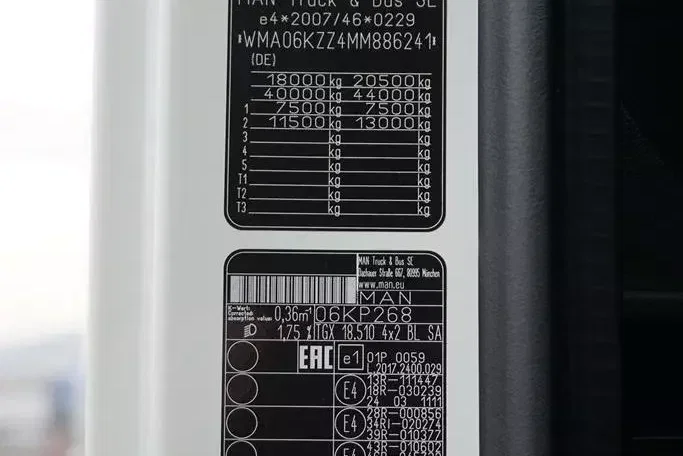 MAN TGX / 18.510 / EURO 6 / GX / ACC / RETARDER / I – COOL zdjęcie 11