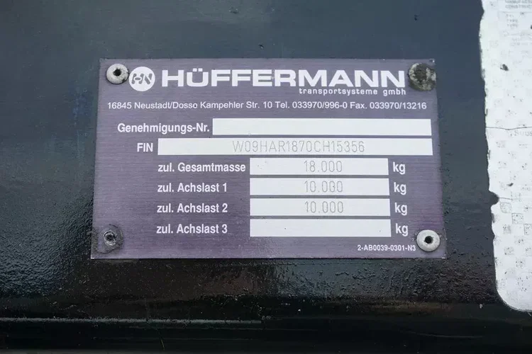 Huffermann / HAR 18.70 / DO HAKOWCA zdjęcie 11
