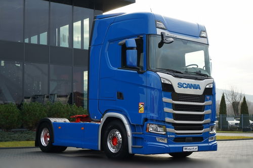 Scania S 500 / RETARDER / KLIMATYZACJA POSTOJOWA / ALUFELGI