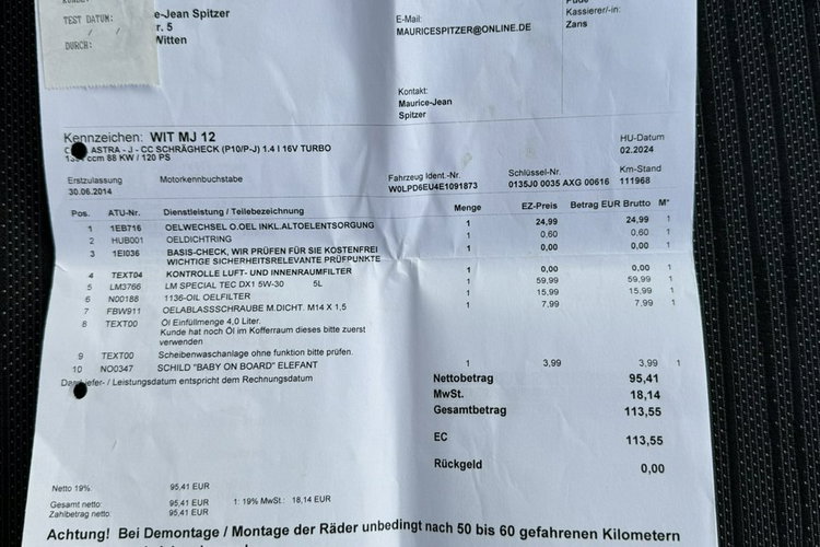 Opel Astra Klimatronic 2-stref, Podgrz. fotele + kierownica, 2 kpl. kół zdjęcie 31