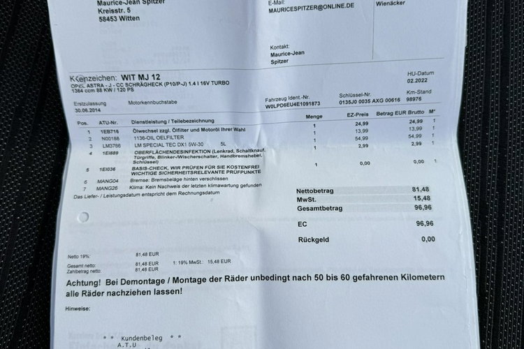 Opel Astra Klimatronic 2-stref, Podgrz. fotele + kierownica, 2 kpl. kół zdjęcie 35