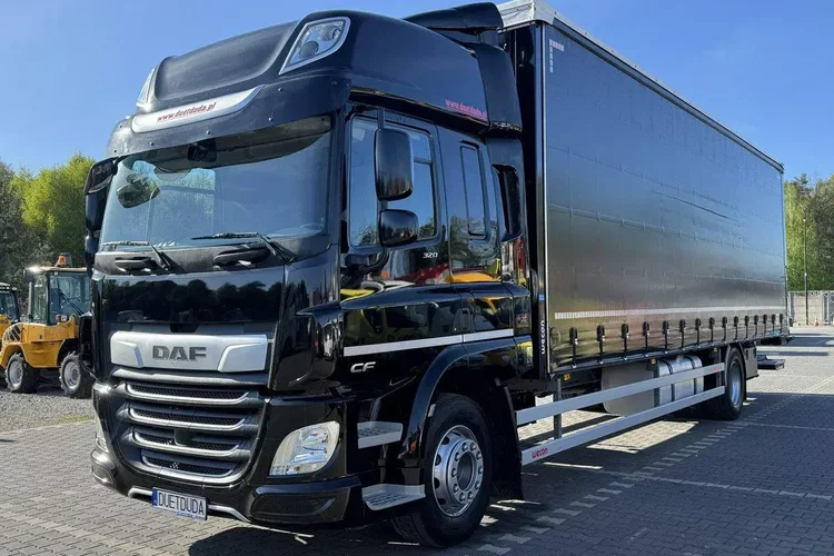 DAF CF 320 E6 Winda Firana Tył Drzwi Dach Zsuwany Długi 9.40m zdjęcie 2