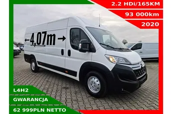 Citroen Jumper L4H2 62999zł NETTO 2.2HDi/165KM