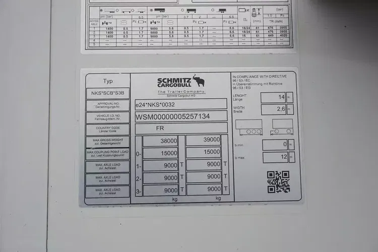 Schmitz CHŁODNIA / TK SLX / MULTITEMPERATURA / 2 X OŚ PODNOSZONA zdjęcie 11