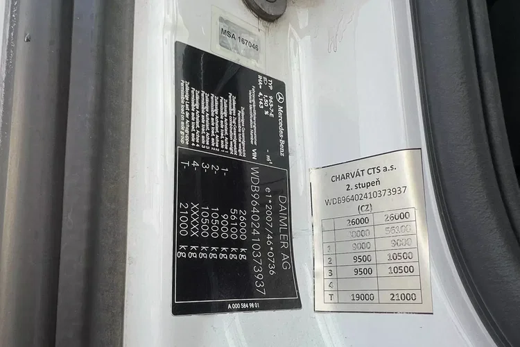 Mercedes AROCS 2545. 6x4 HAKOWIEC 20 ton zdjęcie 15